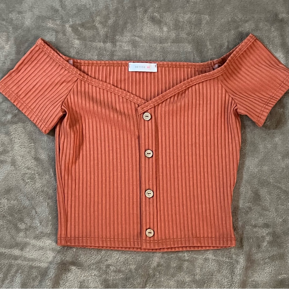 BETTER BE RUST CROP TOP